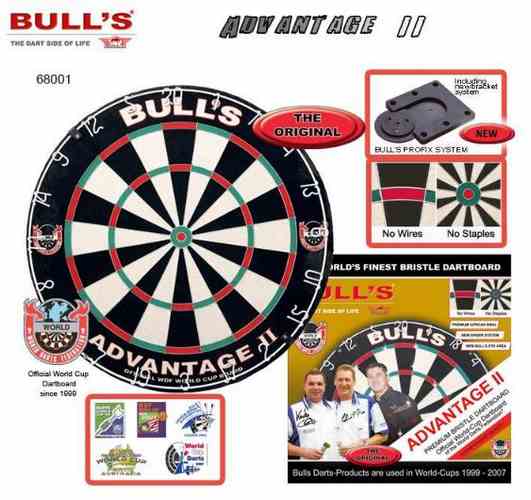 Sisálový terč advantage ii bull´s 68001