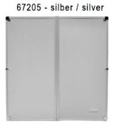 Bull´s hi-q aluminium kabinett stříbrný 67205