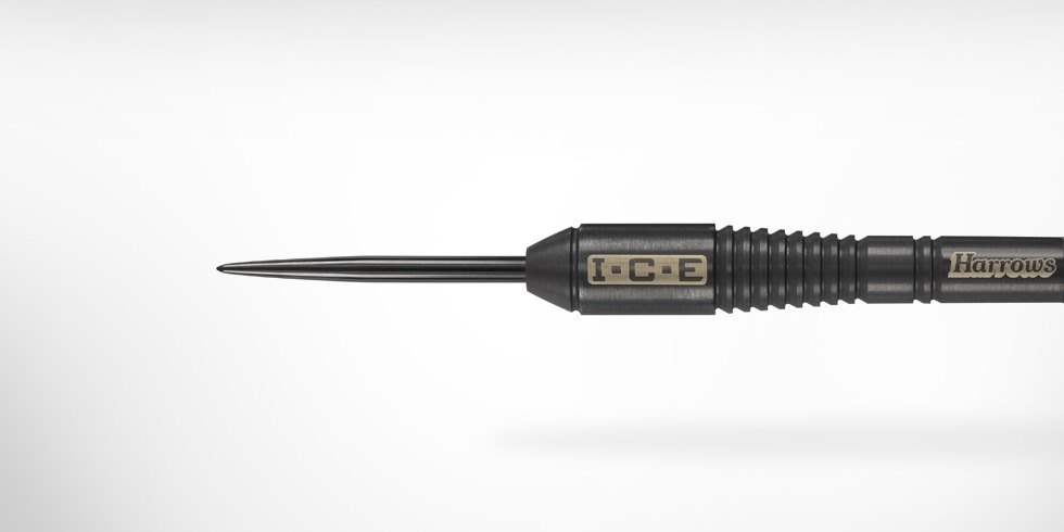 Harrows šipky steel black i.c.e. 90% 23gr