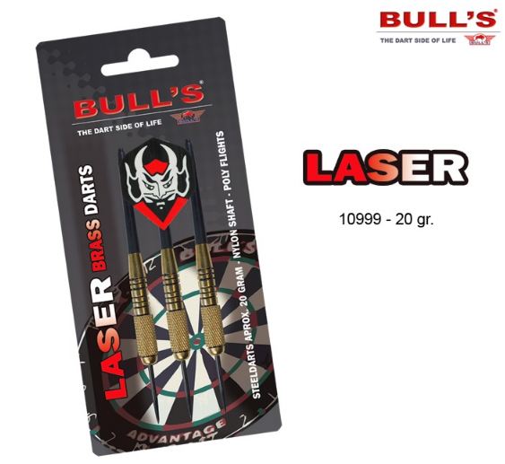 Bull´s Šipky Laser steelové 20gr. 10999