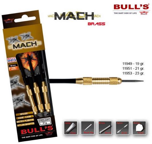 Bull´s Šipky Steel Mach 19gr. 11949