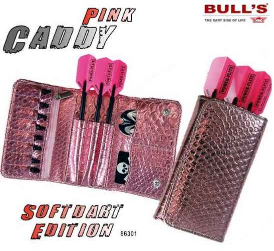 Pouzdro pro šipky pink caddy soft bull´s 66301