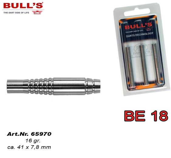 Bull´s Barrels - tělíčka BE 18 80% wolfram 16gr. 65970