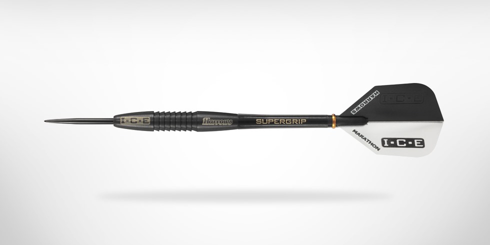 Harrows šipky steel black i.c.e. 90% 25gr
