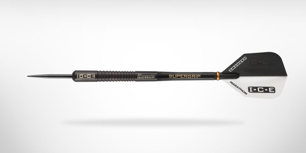 Harrows šipky steel black i.c.e. 90% 22gr