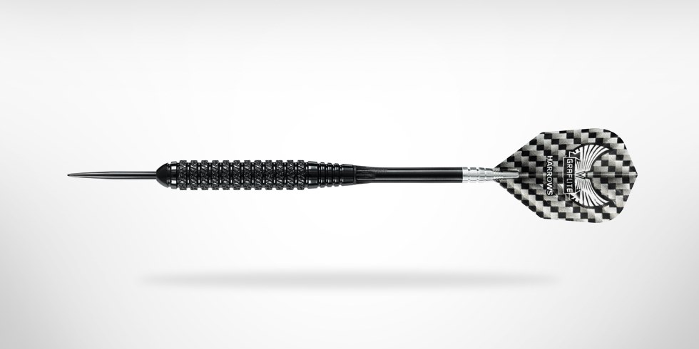 Harrows šipky steel black arrow 20gk