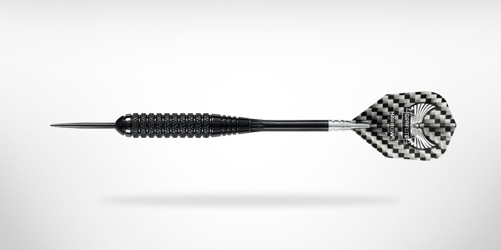 Harrows šipky steel black arrow 23gk