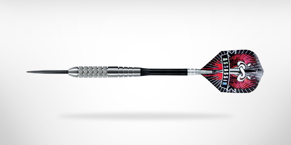 Harrows šipky steel assassin 24gk