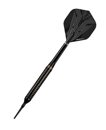 Šipky designa soft Mako - shark - black - 22g