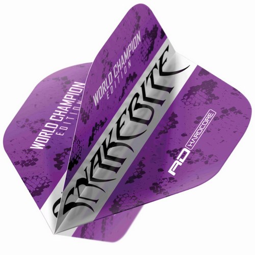 Letky Peter Wright World Champion Red Dragon purple