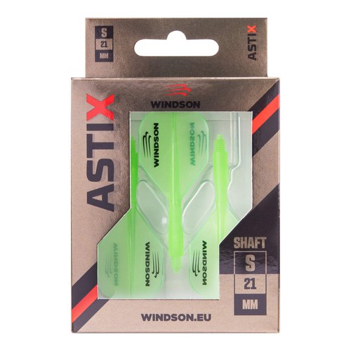 Letky s násadkami Astix Windson zelené S 21 mm
