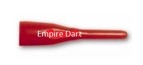 Hroty m3 empire dart krátké červené 100 ks