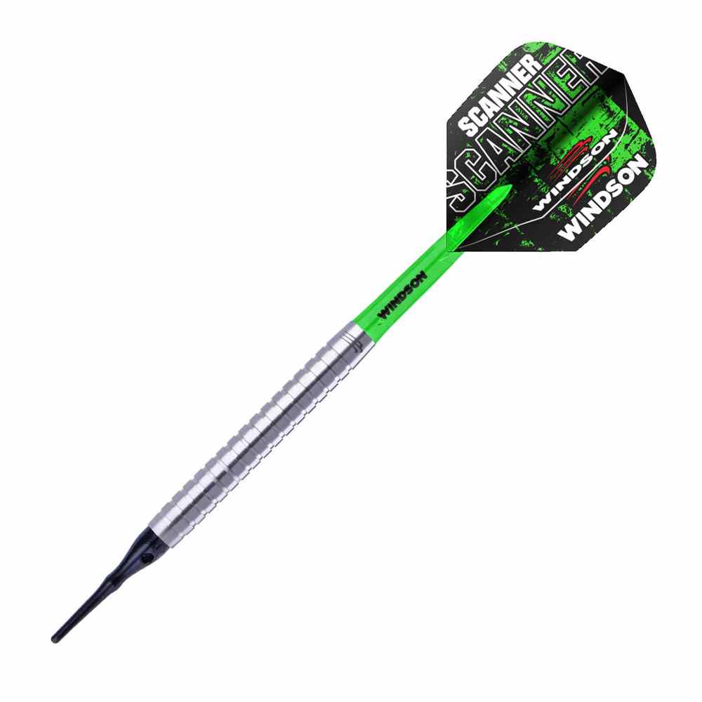 Šipky soft Windson Scanner 18g Tungsten 90% green