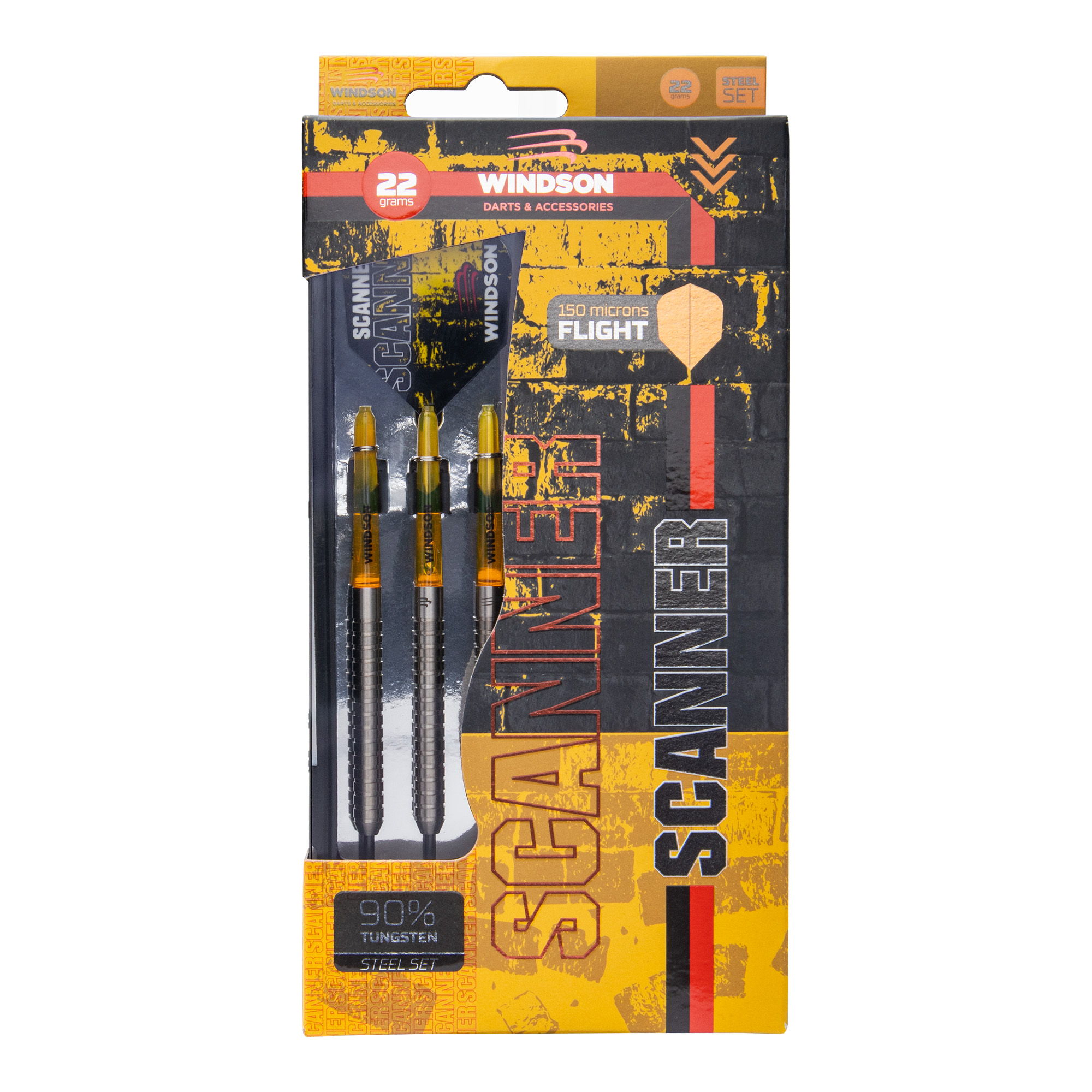 Windson SCANNER YELLOW STEEL 22g Tungsten set