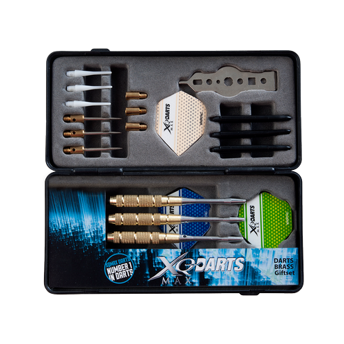 XQMax Darts Gift set sada šipky 16g a příslušenství