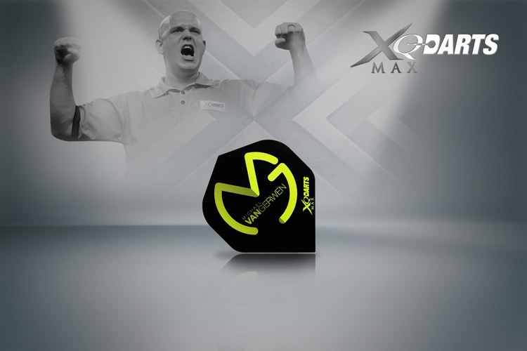 Xqmax darts letky xqmax 100 - michael van gerwen - mvg black green