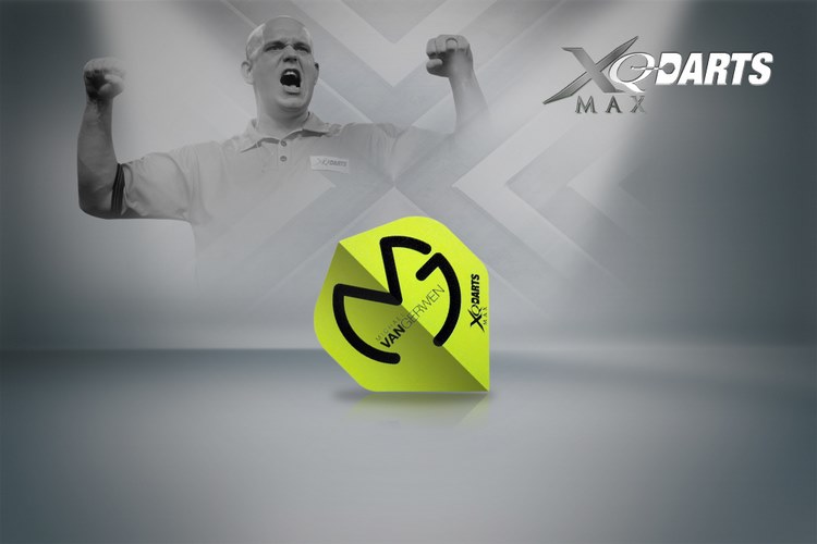 Xqmax darts letky xqmax 100 - michael van gerwen - mvg green black