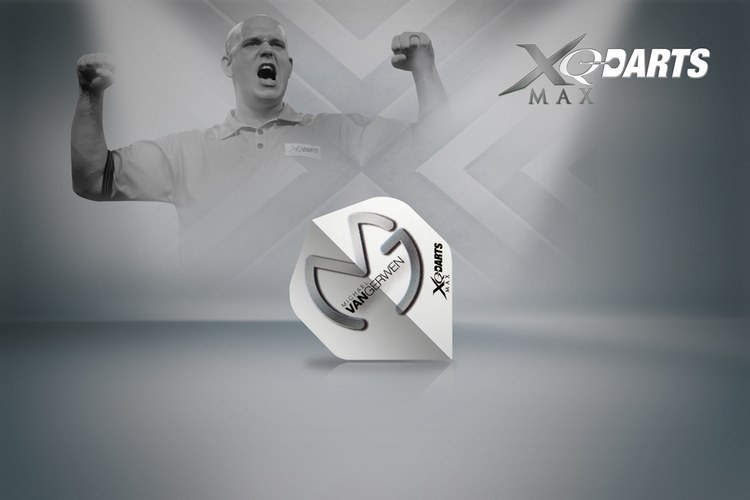 Xqmax darts letky xqmax 100 - michael van gerwen - mvg white