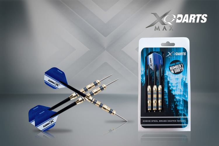Xqmax šipky steelové brassové 23gr.