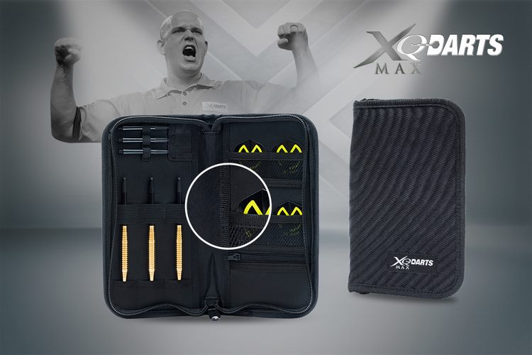 Pouzdro pro šipky Qqmax darts - dartsbag black