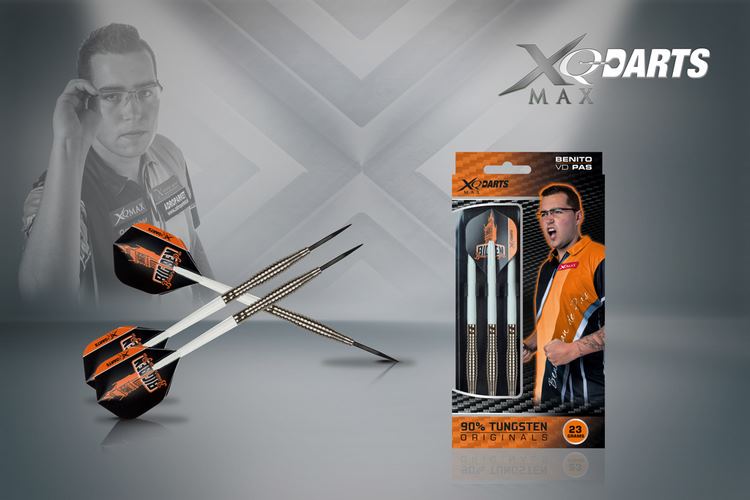 Xqmax šipky steelové benito van de pas - 90% tungsten - 23gr.