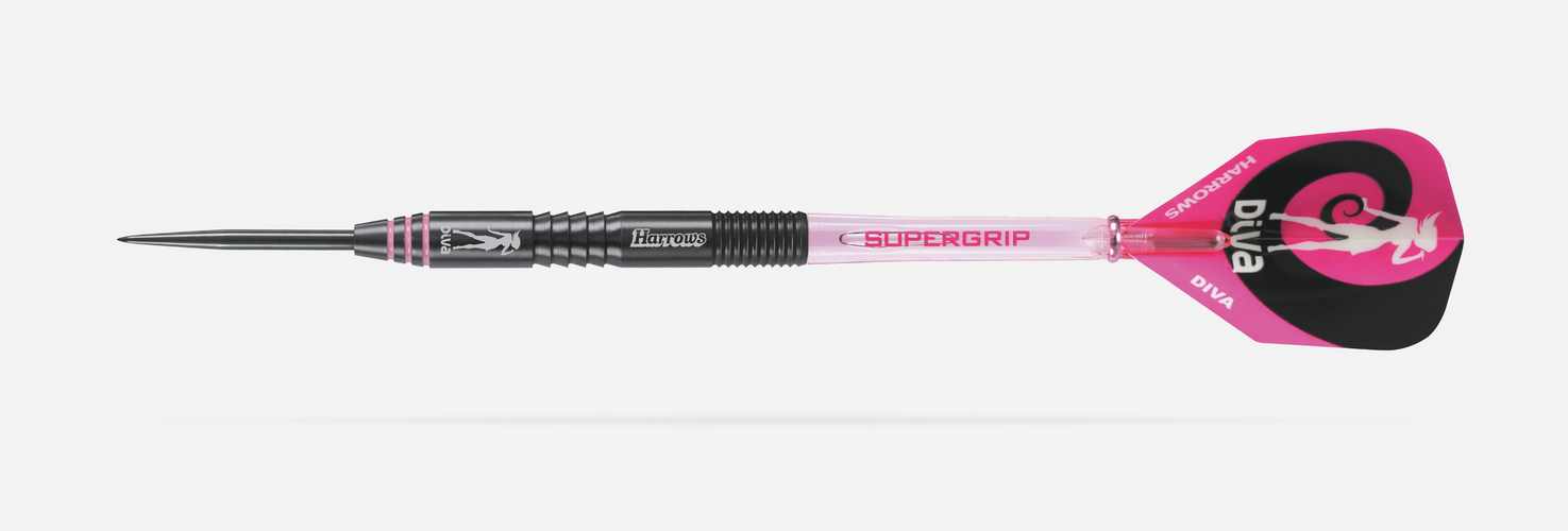 Harrows šipky steel diva dark 85% 22gr