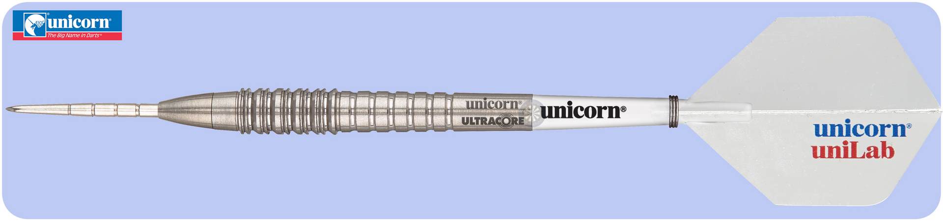Šipky unicorn ultracore one - steel and soft tip tungsten - 17-26g