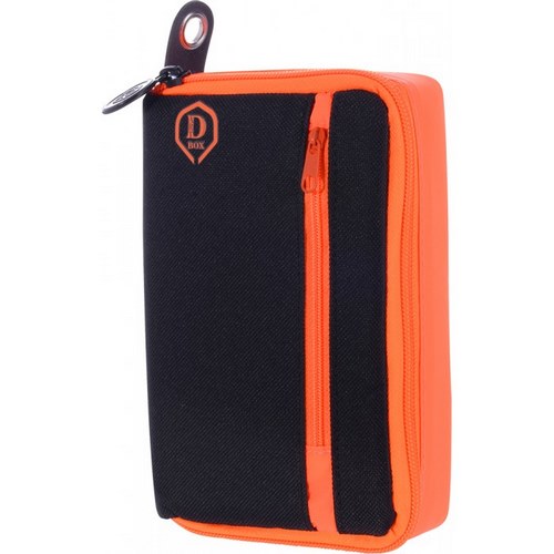 Pouzdro na šipky one80 large d box oranžovo-černé