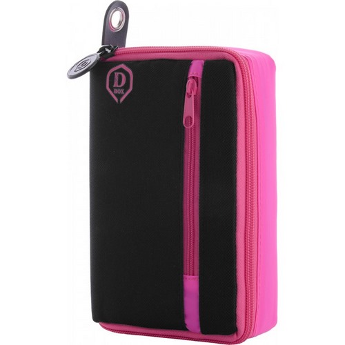 Pouzdro na šipky One80 Large D Box růžovo-černé