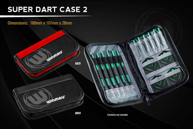 Pouzdro pro šipky Winmau Super Dart Case 2 - Slimline černé