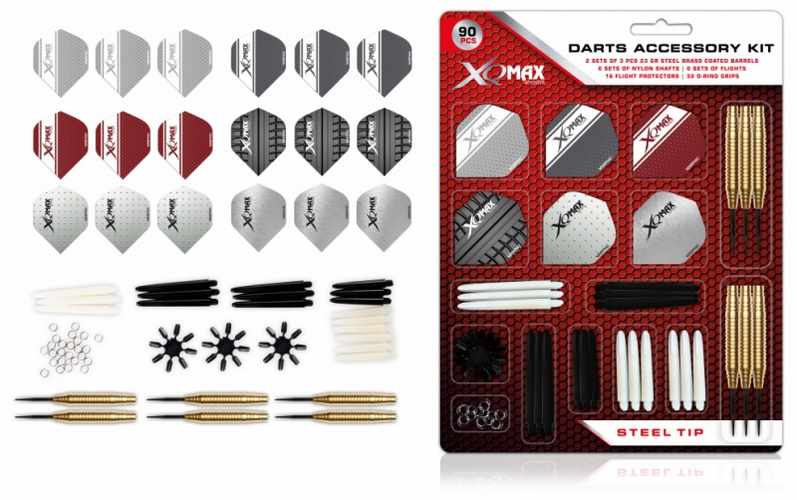 Sada XQMax Darts Accessory Kit Steel 23g