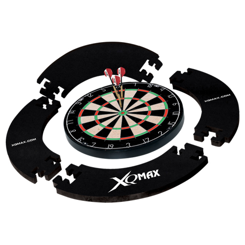 Xqmax dartset - sisalový terč - surround - šipky steel 2 sady