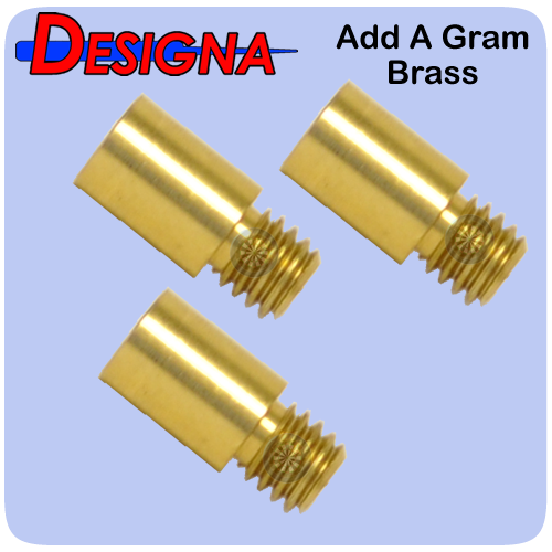 Závaží Designa  6mm/1g. zlaté