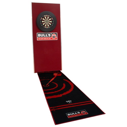 Koberec k terči bulls carpet mat 140 černo-červeny