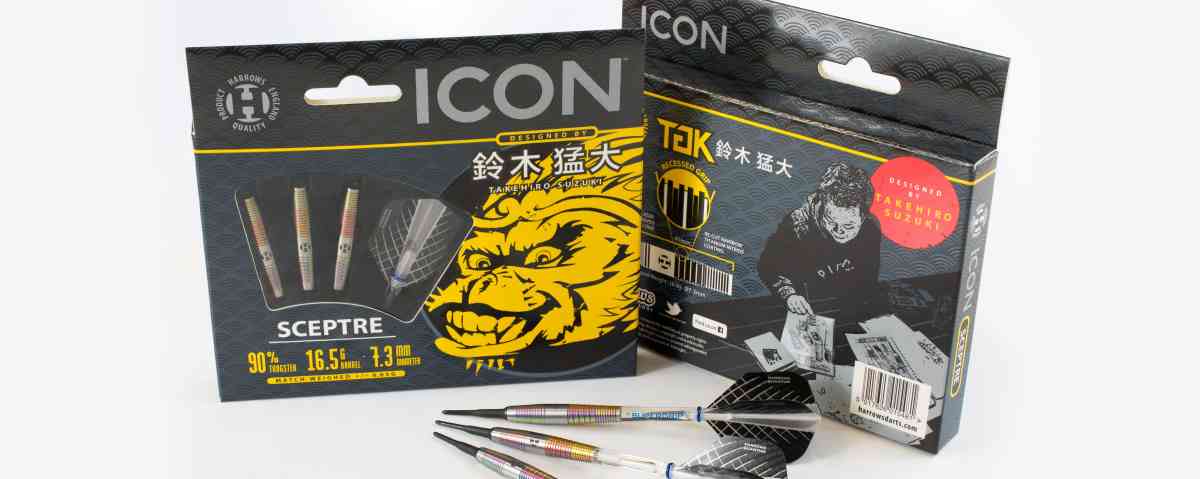 Harrows šipky icon sceptre 18g