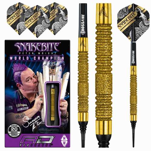 Red Dragon šipky soft Peter Wright Euro 11 Element gold pc 20g