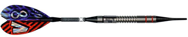 Bull´s Šipky V8 Power Big-Wave Grip 18gr. 18648