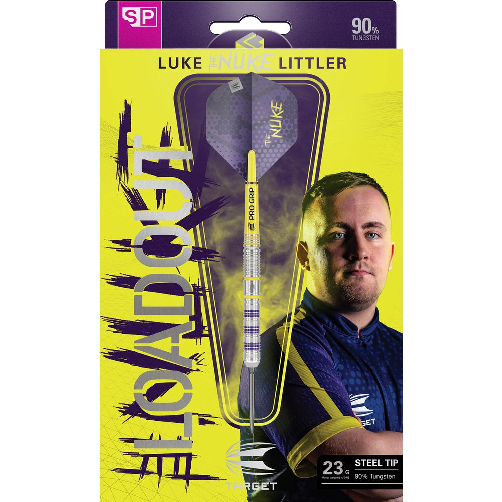 Sada šipek steel Wolfram 90 % Target Luke Littler 22g