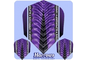 Letky harrows supergrip x flights purple/fialové f0974