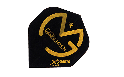 Xqmax darts letky xqmax 100  - michael van gerwen - mvg black gold