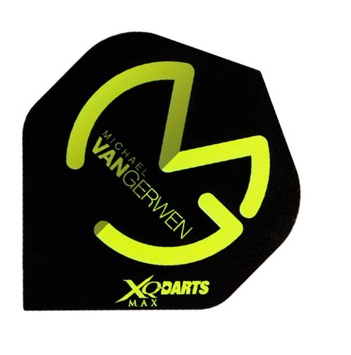 Xqmax darts letky xqmax 100 - michael van gerwen - mvg black green