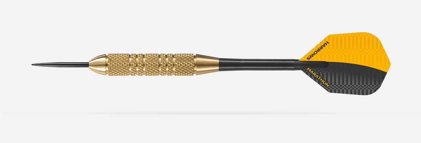 Harrows šipky steel club brass 28gk