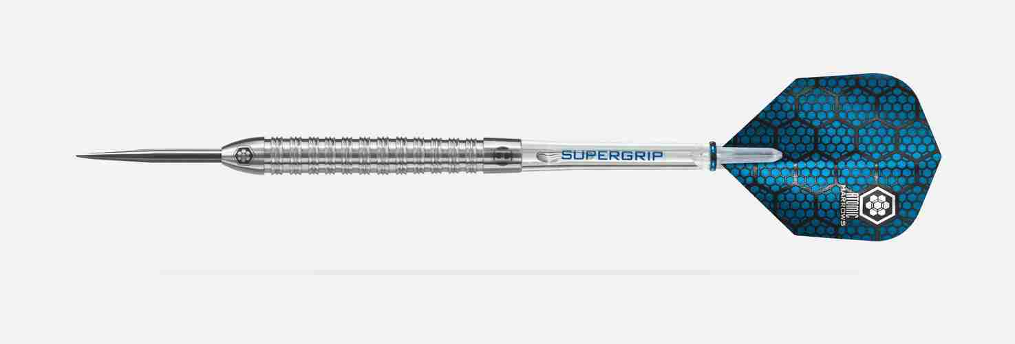 Harrows šipky steel atomic 90% 21grs
