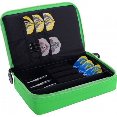 Pouzdro na šipky One80 Large D Box zeleno-černé