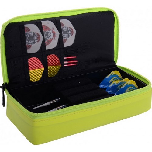 Pouzdro na šipky one80 large d box midi žřluto-černé