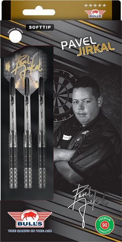 Šipky soft Pavel Jirkal 90% Black Titanium 20g