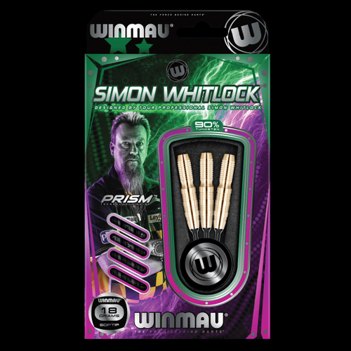 Šipky soft Simon Whitlock Winmau brass 18g style3