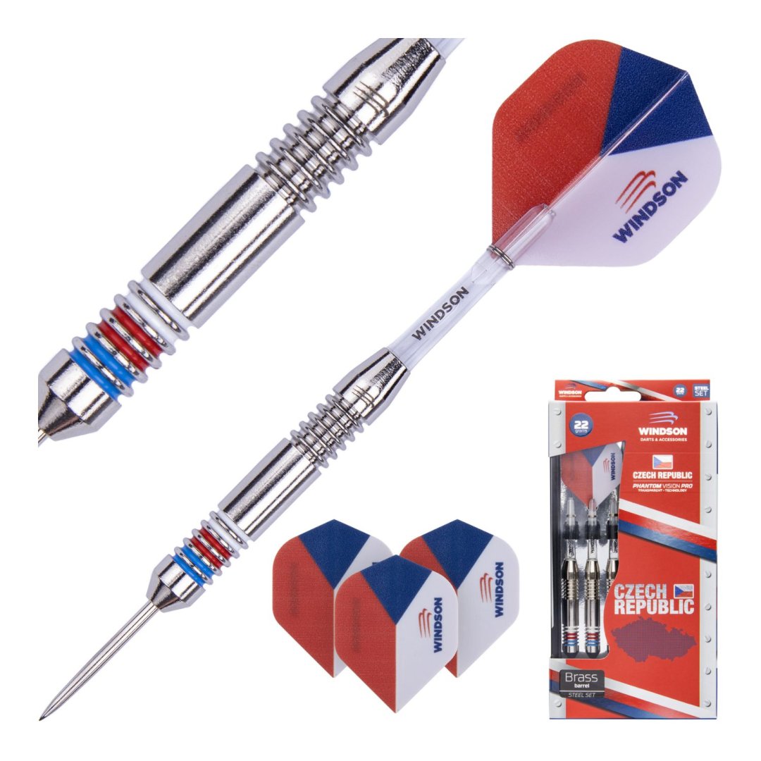 Windson Šipky Steel Czech 22g