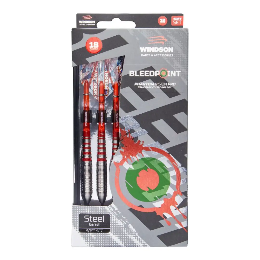 Windson BLEEDPOINT šipky SOFT 18g Steel set
