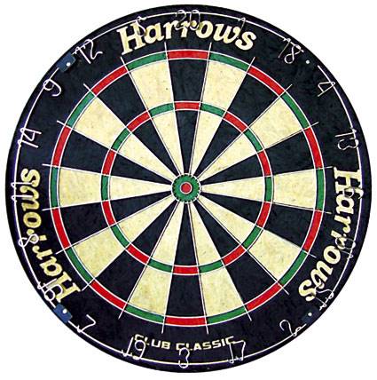 Sisálový terč harrows club